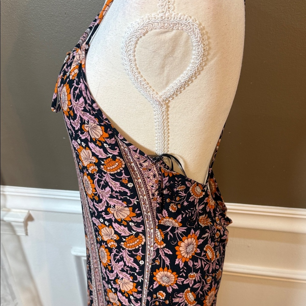 Arnhem Primrose Floral Open Back Jumpsuit AU 16‎ US 12 Boho Wide Leg - Picture 8 of 13